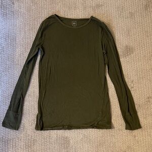 GAP Dark Green Long Sleeve Top